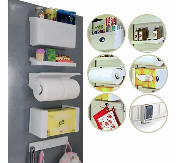 Organizador de Nevera Magnético 5 en 1: Orden Inteligente y moderno para tu Cocina - Image 3